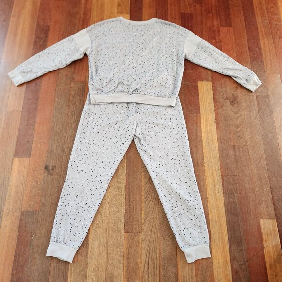Splendid Gray Polka Dot Pajama Set Size Medium - Picture 13 of 15